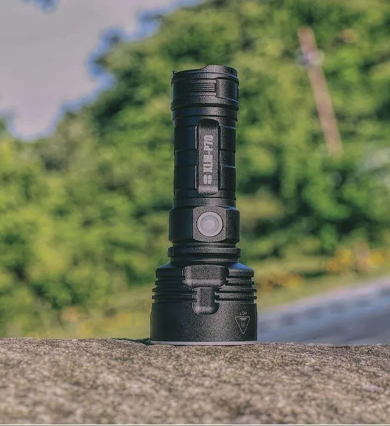 Ultra Bright Rechargeable LED Flashlight - Powerful Portable Light