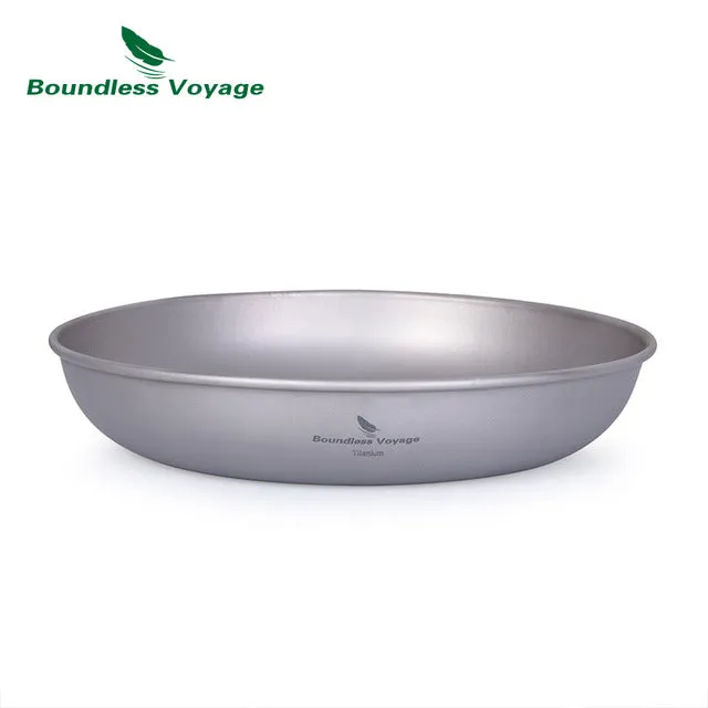 Ultralight Titanium Pan Camping Pan