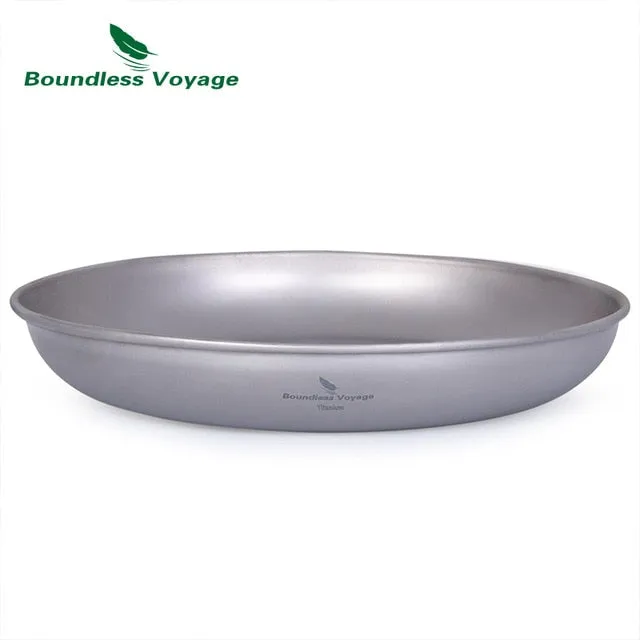 Ultralight Titanium Pan Camping Pan