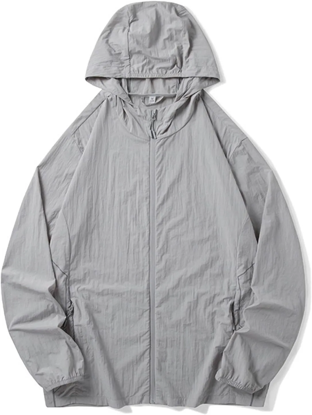 Unisex UPF 50  Sun Protection Jacket Summer Sunscreen Clothing Thin Breathable Anti-UV Skin Coat for Women Men