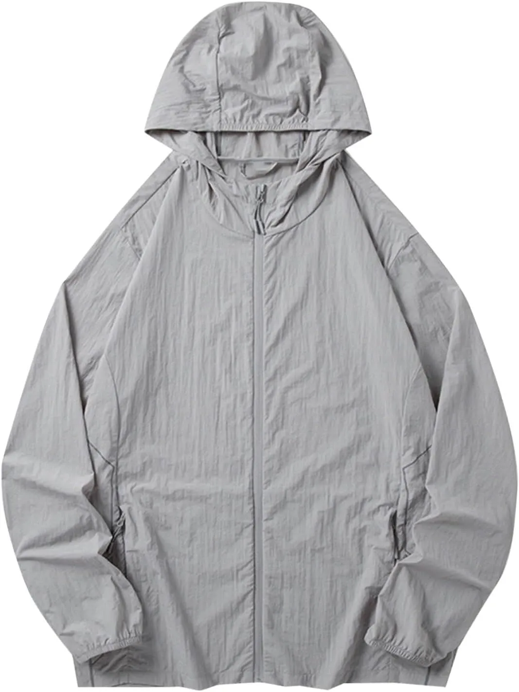 Unisex UPF 50  Sun Protection Jacket Summer Sunscreen Clothing Thin Breathable Anti-UV Skin Coat for Women Men