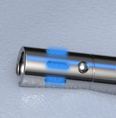 Updated High-grade Stainless Steel 100000Lumens White Laser Tactical Flashlight With 2Pcs 21700 Tesla Li-ion Battery 40 Hours High Endurance 20 Years of Use