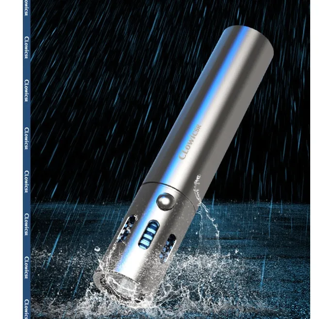 Updated High-grade Stainless Steel 100000Lumens White Laser Tactical Flashlight With 2Pcs 21700 Tesla Li-ion Battery 40 Hours High Endurance 20 Years of Use