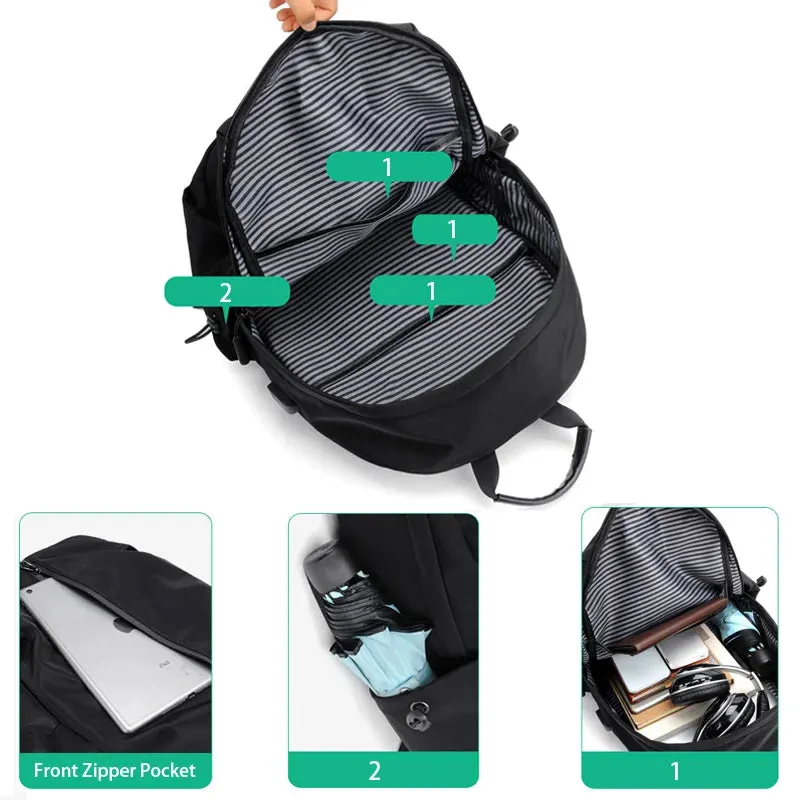 USB Charging 15.6 Inch Laptop Backpack