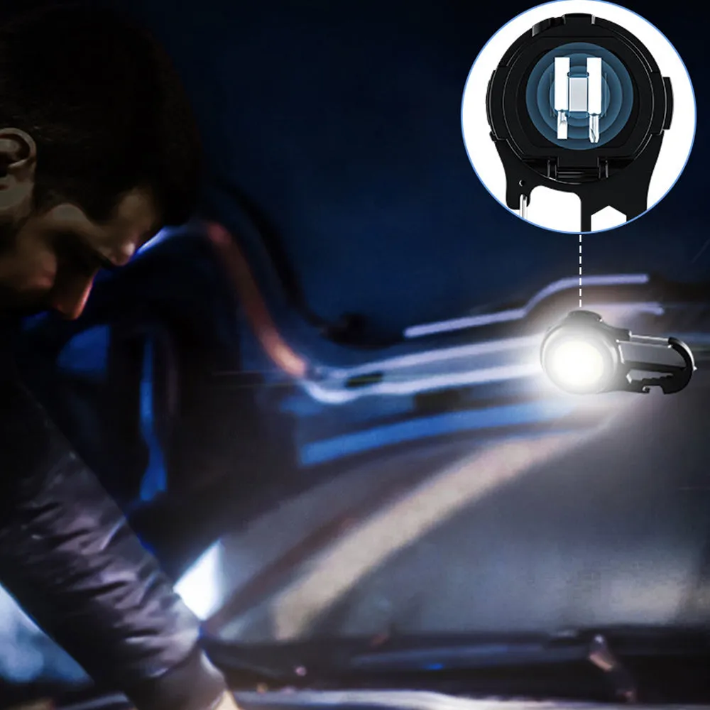 USB Rechargeable Multifunction COB Searchlight