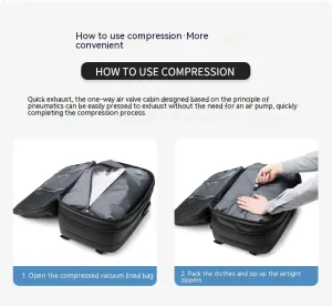 Vacuum Compression Backpack (Large-Capacity)
