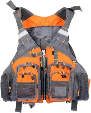 Versatile Multi-Pocket Fishing Vest with Detachable Backpack - Breathable, Boat Fly Fishing - Fits Most 90-180 lbs