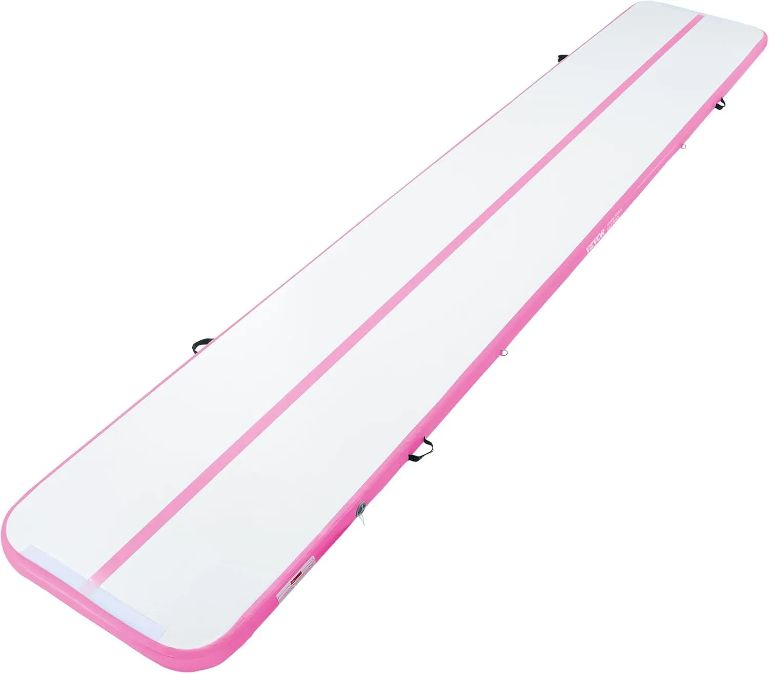 VEVOR Gymnastics Air Mat, Inflatable Track with Electric Pump, Training Mats for Home Use/Gym/Yoga/Cheerleading/Beach/Park/Water
