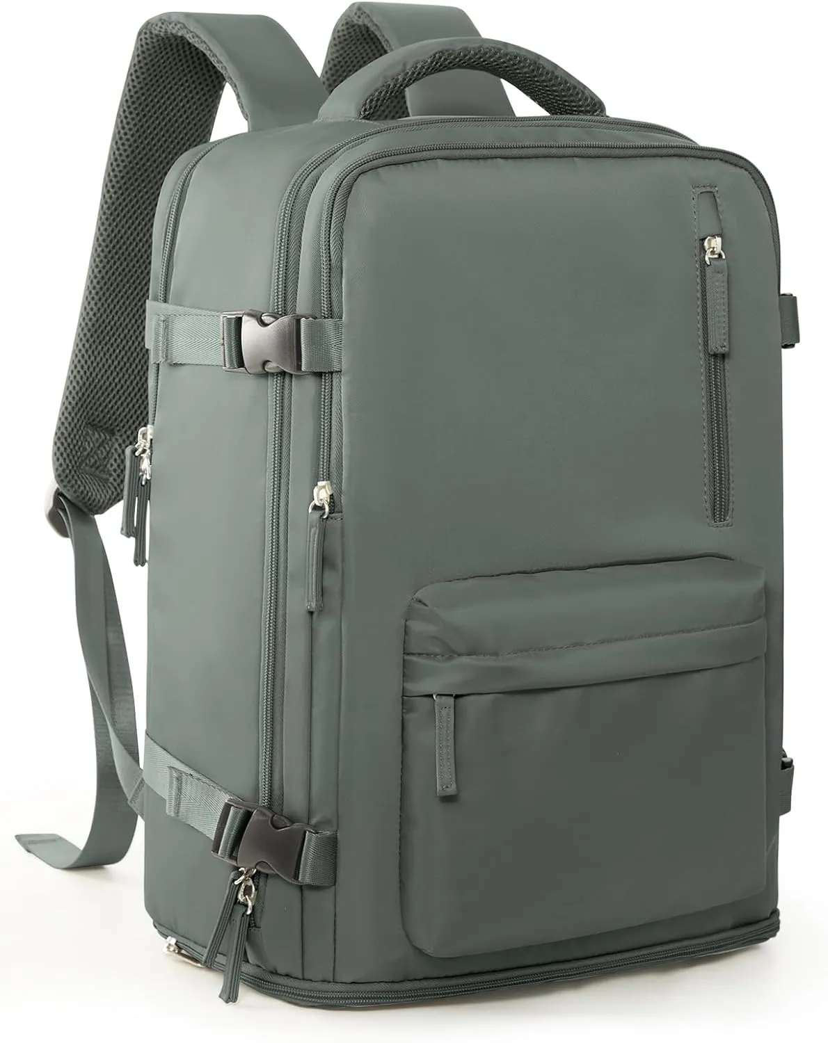 VGCUB Carry on Travel Backpack for Women Men Large Laptop Gym Work Frontier Airlines Personal Item Bag Business Airport Lightweight Backpack Flight Approved Mochilas de Viaje Green