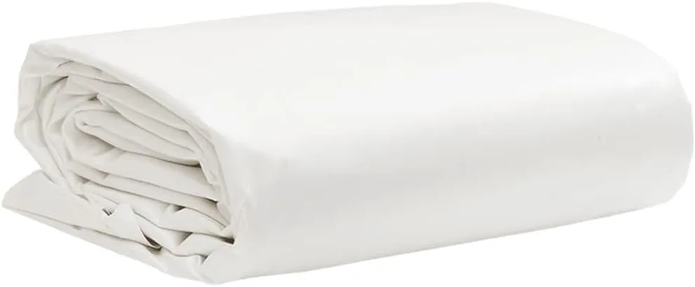 vidaXL Tarpaulin White 9.8x13.1' 7.11 oz/ft²