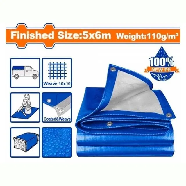 Wadfow 3mx3m Polyethylene Tarp - WTQ1833