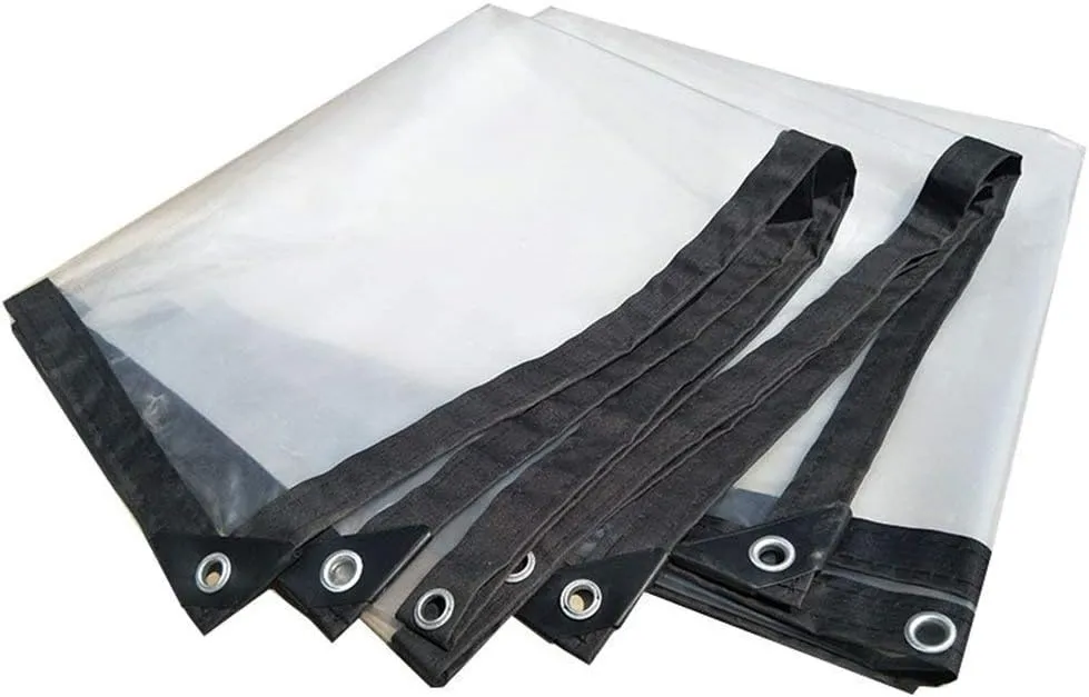 Waterproof Cover Tarp Tarpaulin Sheet,Sunshade Net, Shade Cloth, Waterproof Heavy Duty Balcony Window Tent, Indoor Outdoor Insulation Greenhouse Film,a,4 * 5M
