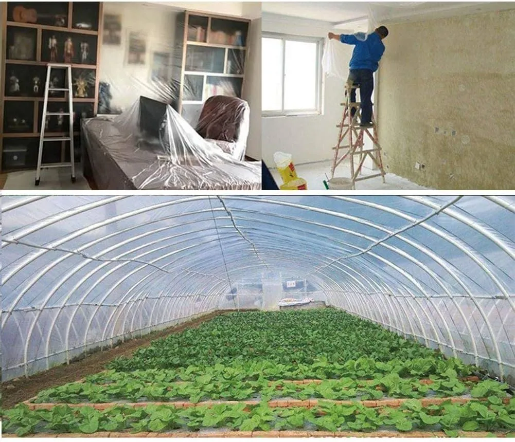 Waterproof Cover Tarp Tarpaulin Sheet,Sunshade Net, Shade Cloth, Waterproof Heavy Duty Balcony Window Tent, Indoor Outdoor Insulation Greenhouse Film,a,4 * 5M
