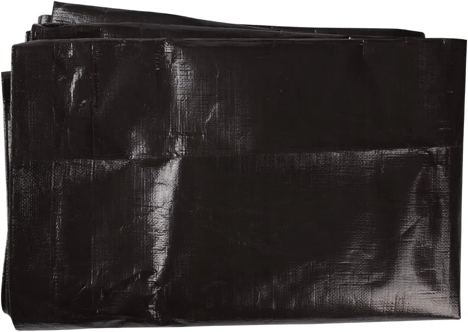 Waterproof Tarp 9 Mil Thick Rust, Tear Proof Heavy Duty Camping Colored Tarp with Grommets and Reinforced Edges 8'x10' Brown/Silver
