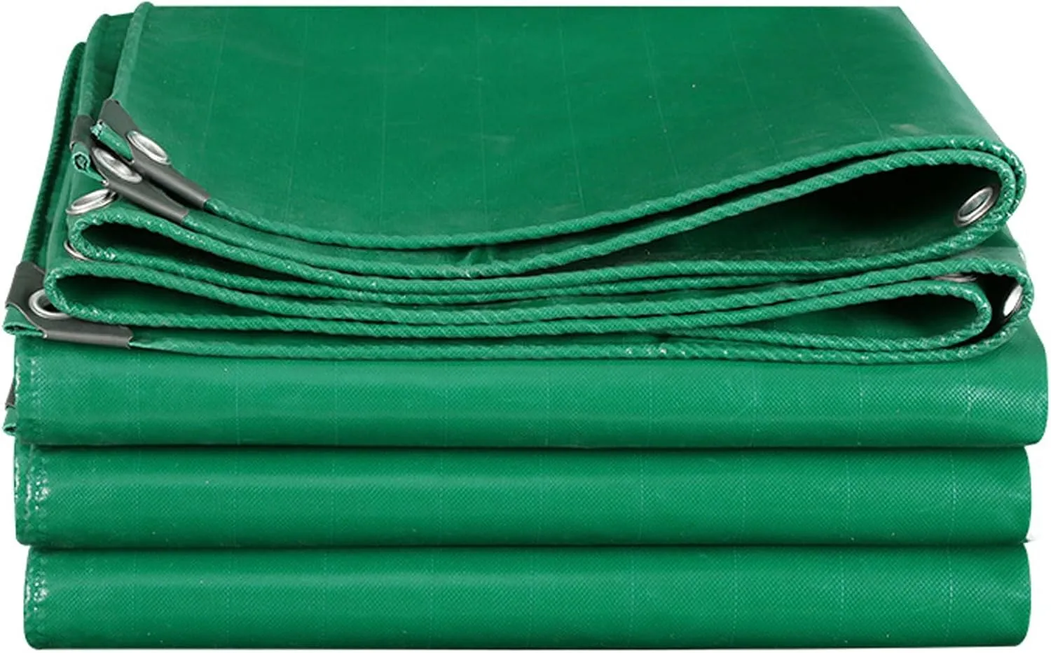 Waterproof Tarpaulin 13.12x16.40ft, PVC Waterproof Coated Heavy Duty Tarp Cover, UV Resistant Tarpaulin with Grommets and Reinforced Edges, for Garden Furniture, Pool