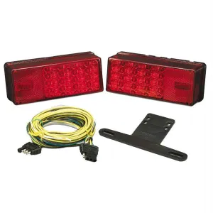 Wesbar 3&quot; x 8&quot; Waterproof LED Over 80&quot; Trailer Light Kit