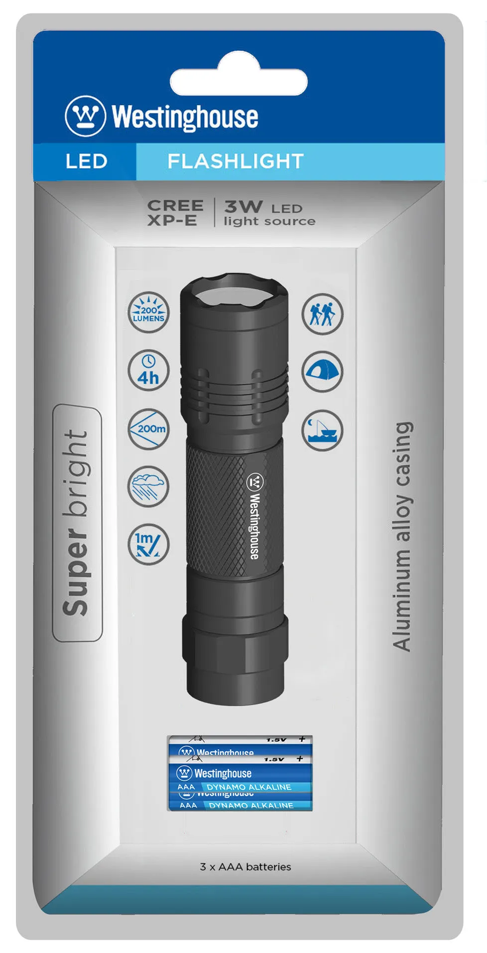 Westinghouse 3 Watt Cree Aluminum Flashlight