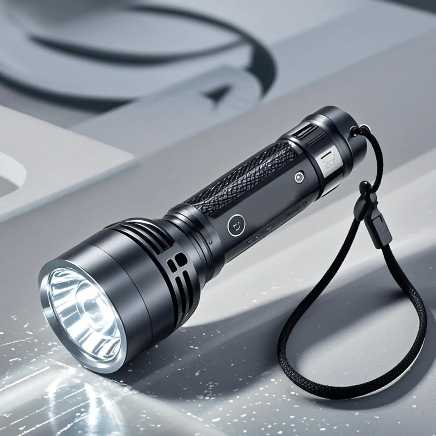 winshine Zoomable LED Torch, 3 Modes Memory, Electric Torches for Lighting, Small Portable Predator Light, Illuminator Flashlight for Night Vision Goggles
