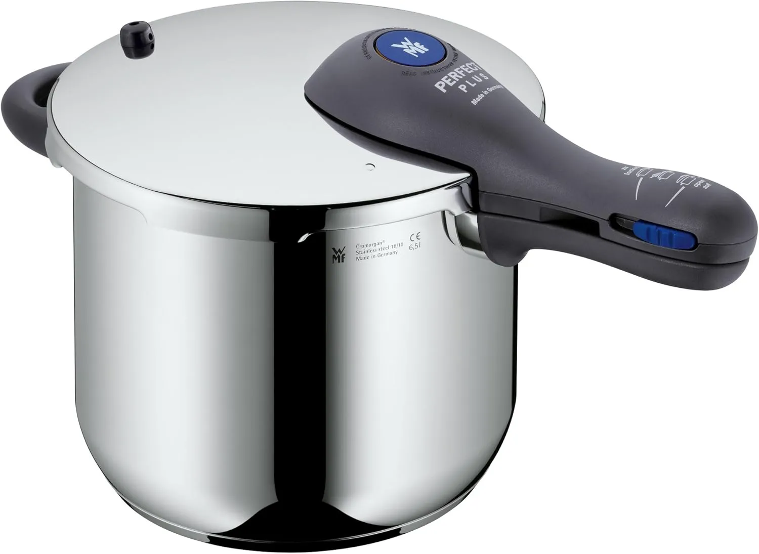 WMF Cromargan Perfect Plus Pressure Cooker with Insert, 42 x 26 x 26 cm, Silver