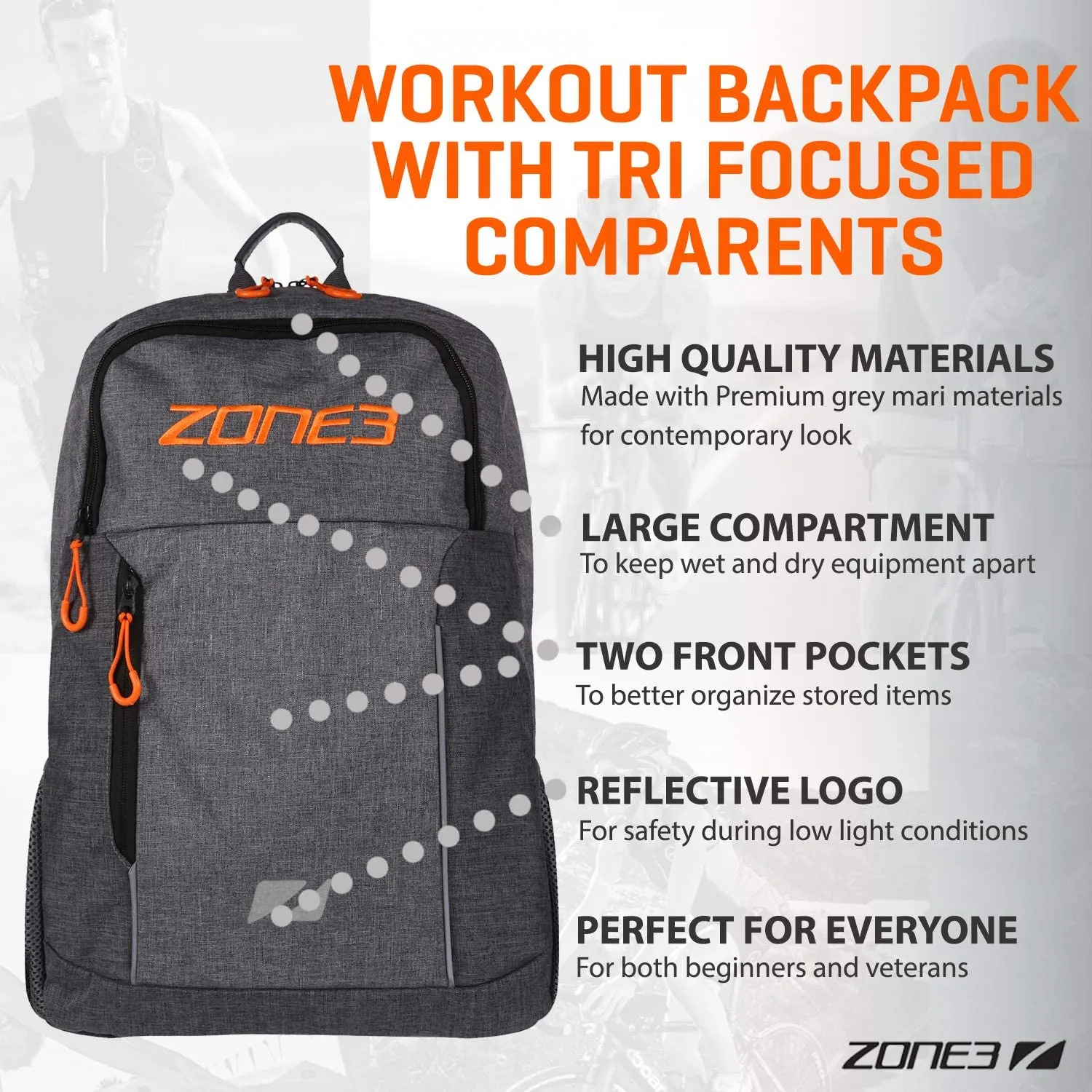 Zone3 - Workout Backpack 48L(No Exchange and No Refund)