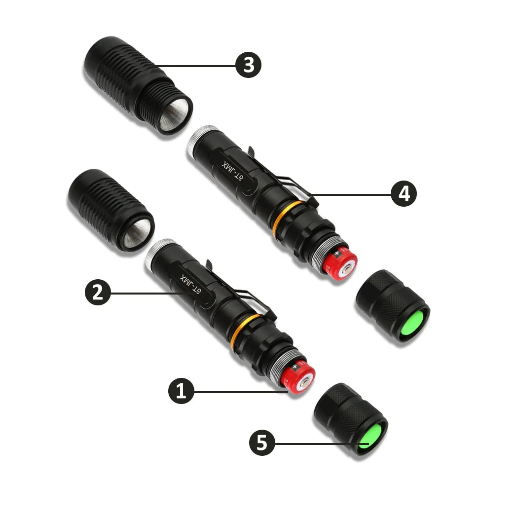 Zoomable 800 Lumens High Power T6 LED