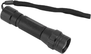 Zoomable Green LED Flashlight - Portable Single Mode Bright Green Light for Hunting, Observation Astronomy - Best Camping Torch with Adjustable Beam