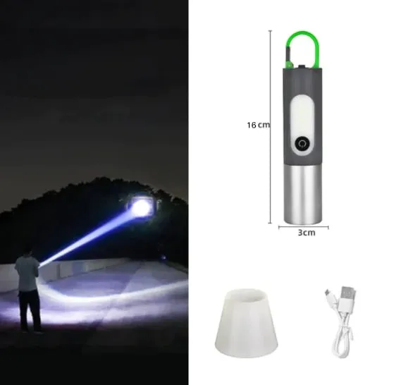 Zoomable LED Flashlight